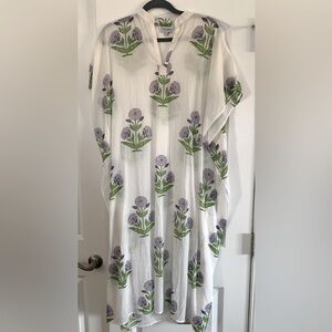 NWOT Olivia James the Label Block Print Kaftan size S